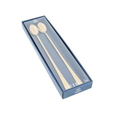 Conjunto 2 Colheres Bailarina de Aço Inox Oxford Champanhe 30cm - Wolff