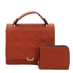 Bolsas Femininas Transversal Média Bordada com Alça de Mão Star Shop-Feminino