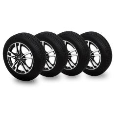 Jogo 4 Pneus Remoldado 195/60 R15 Remold Pneu Aro 15 Linha Premium com Garantia 