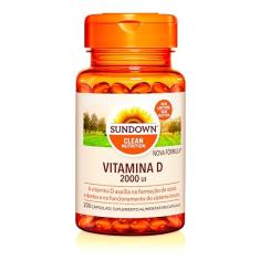 Suplemento Alimentar Sundown Vitamina D 2.000 UI 200 Cápsulas