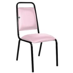 Cadeira Empilhável para Hotelaria Linha Hotel Fremont Rosa