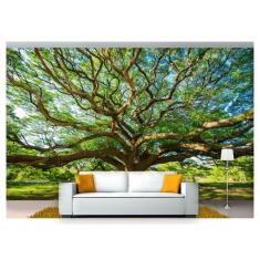 Papel De Parede Floresta Natureza Árvores 3D 3M² Xna183 - Você Decpra