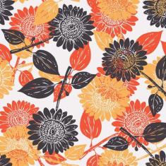 Papel de Parede Girassol para Quarto ou Sala 57x270cm - Quartinhos