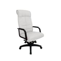 Cadeira Presidente para Escritório Linha Itália Branco - Design Office