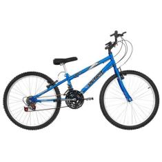 Bicicleta Aro 24 Rebaixada Chrome Line Aço Carbono Ultra Bikes, Azul, 