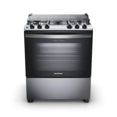 Fogão Brastemp 5 Bocas Cor Inox Com Turbo Chama - BFS5GDR 220V