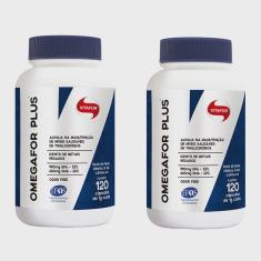 Kit com 2 Omegafor Plus 1000 mg 120 Capsulas Vitafor