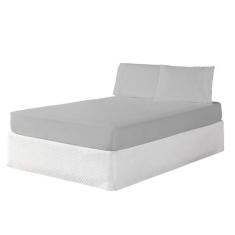 Jogo De Cama Kit Lençol Casal Padrão 3PÇS Hotel Cama Box - SEVEN ENXOV