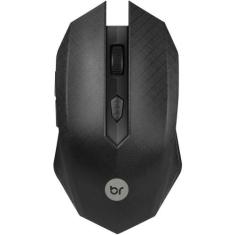 Mouse Optico sem Fio 1200DPI 2,4GHZ USB Preto - BRIGHT