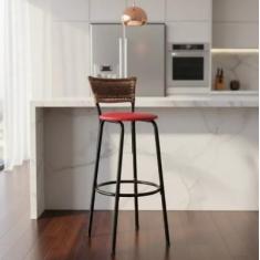 kit 6 Banquetas Bancos Cadeiras Para Cozinha Gourmet Alta Area Lazer B