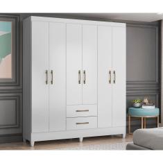 Guarda Roupa Roupeiro Moval Solteiro Panamá Branco