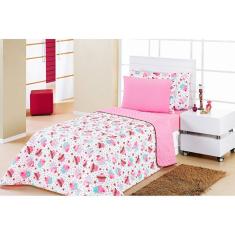 Jogo De Cama Cupcake 4 Peças  - Solteiro