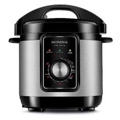 Panela de Pressão Elétrica Mondial, Pratic Cook 3L, 110V, Preto, 3L, 700W - PE-47-3L-I