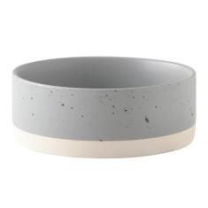 Welloyed Tigela de Cerâmica para Cães - Tigela de Água e Ração para Cães Médios e Grandes, Resistente e Antiderrapante, Estilo Scandi