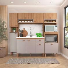 cozinha completa com balcão para pia marti 9 pt 1 gv  e 