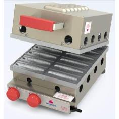 Máquina Crepe Suiço Progás Prk120g Gás 12 Cavidades