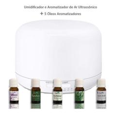 Umidificador De Ar Purificador Aroma Difusor Portátil Led - Bagnare Co