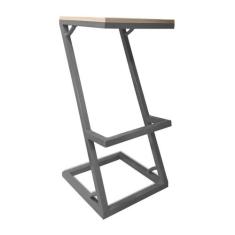 Banco Alto Bistrô Industrial Banqueta Tulum Cozinha Balcão Área Gourme