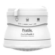 Chuveiro Ducha Pratik 3 Temperaturas, Branco, 4400W, 110V