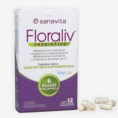 Floraliv Probiótico 12 Cápsulas - Sanavita