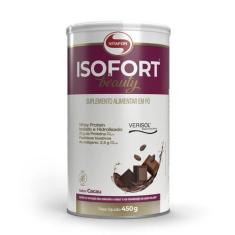 Whey Protein Isolado Isofort e hidrolisado Beauty (450g) Vitafor, Caca