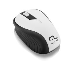 Mouse sem Fio 2.4GHz 1200DPI Preto/Branco Multilaser - MO216