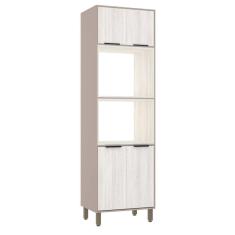 Paneleiro Torre Quente 70cm 4 Portas com Espaço para Forno e Micro - ondas Stylo Luciane Móveis