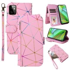 Furiet Capa carteira para Motorola Moto G Power 5G 2023 com alça de pulso, mais de 9 compartimentos para cartões, bolsa flip de couro PU de luxo, com zíper, suporte para cartão, acessórios