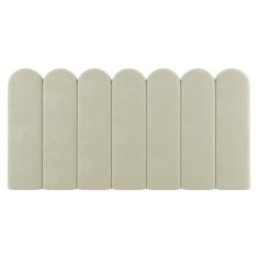 Painel Cabeceira Cama Box Solteiro Lana 100cm Sintético Bege - Abmaza