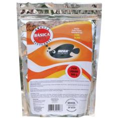 Ração Mega Food Basica Bits Alho Grossa 500g Bolinhas Flutuantes