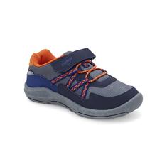 OshKosh B'Gosh Tênis masculino Sevvy, Azul-marinho/laranja, 17
