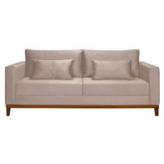 Sofá 2 Lugares Bahamas Suede Areia - Mobly