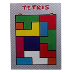 Brinquedo Pedagógico Madeira Quebra-Cabeça Tetris - Tralalá