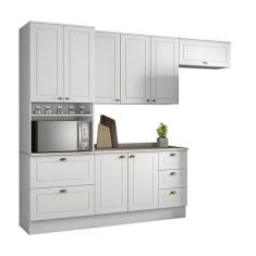 Cozinha Completa Americana 4 Peças com Torre Quente 1 Forno Branco - M