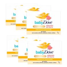 Kit Sabonete Em Barra Baby Dove Hidratação Balanceada 75g - 6 Unidades