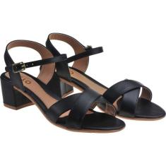 Sandália Feminina Saltinho Leve Confortavel Fashion - Beto Calcados, P