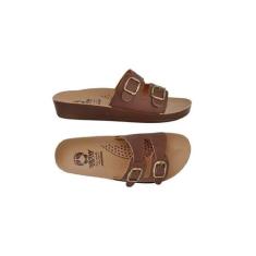 Sandália Feminina Casual Ortopédica com Fivela Webe Flex, 38, Café