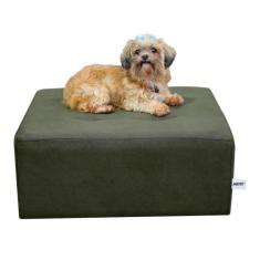 Cama de Cachorro Pet Quadrado Confortável Luna Marrom Matrix, Veludo L