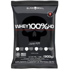 Whey Protein 100% HD Black Skull 900g - Proteína 3W (Wpc + Wpi + Wph),