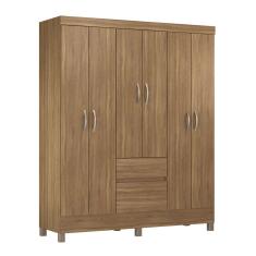Guarda Roupa Casal 6 Portas Flash ll 62920 Amêndola Touch Demóbile