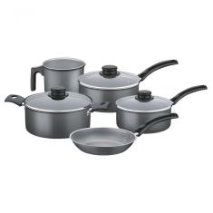 Jogo De Panelas De Alumínio Com Revestimento Interno De Antiaderente 5 Peças Tramontina