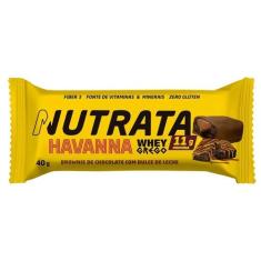 Whey Grego Bar (40g) - Sabor: Brownie de Choc. com Dulce de Leche - Nu