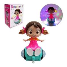 Boneca Musical Sentada Canta Dança Acende Luz - DM TOYS
