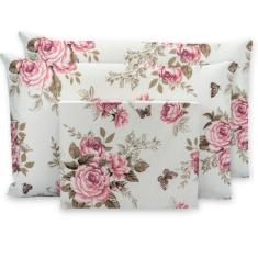 Jogo De Cama Lençol Queen Kit 3 Peças De Cima Extra Macio 180 Fios Per