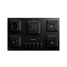 Cooktop a Gás Brastemp em Vidro Temperado com 05 Bocas Preto - BDS75AE