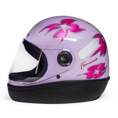 Capacete San Marino Fórmula 1 Femme Moto Flor Integral-Unissex