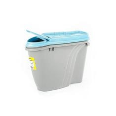 Porta Ração Dispenser Home Plast Pet 3,5L Azul