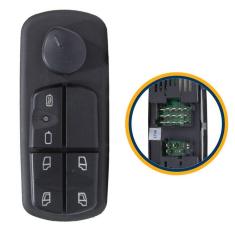 Botão do Vidro Elétrico Mercedes Axor Lado Esquerdo - 0025455113