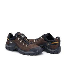 Tenis masculino confortavel palmilha em gel PU, sapato adventure em co