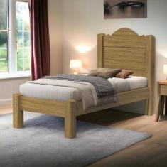 Cama Solteiro Thalia Freijó Com Colchão Cambel